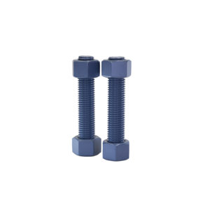 Stud Bolt ASTM A193 B7 with A194 2H Nuts – Xylan (PTFE) Blue Coated