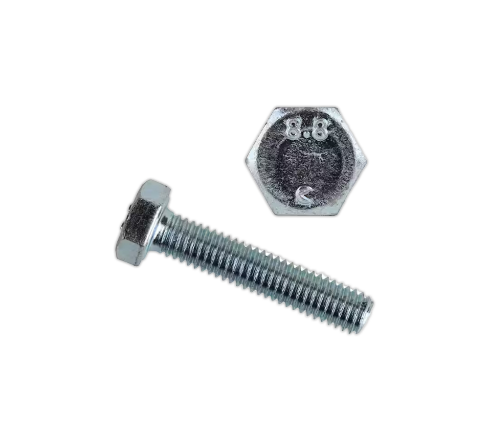 Hex Bolt DIN 933 Grade 8.8 – Full Thread – Electro Galvanized
